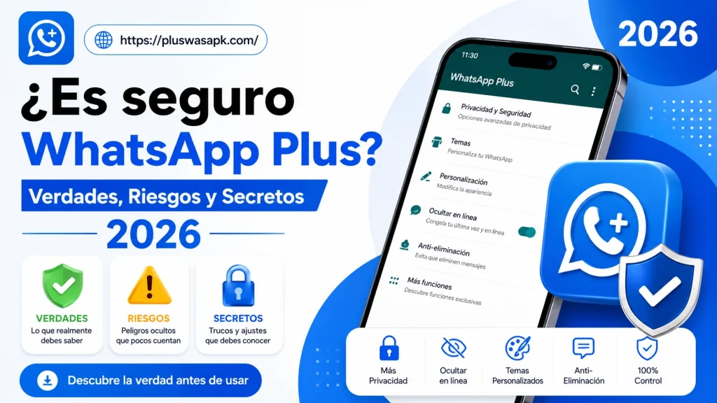 ¿Es seguro WhatsApp Plus Verdades, Riesgos y Secretos 2026